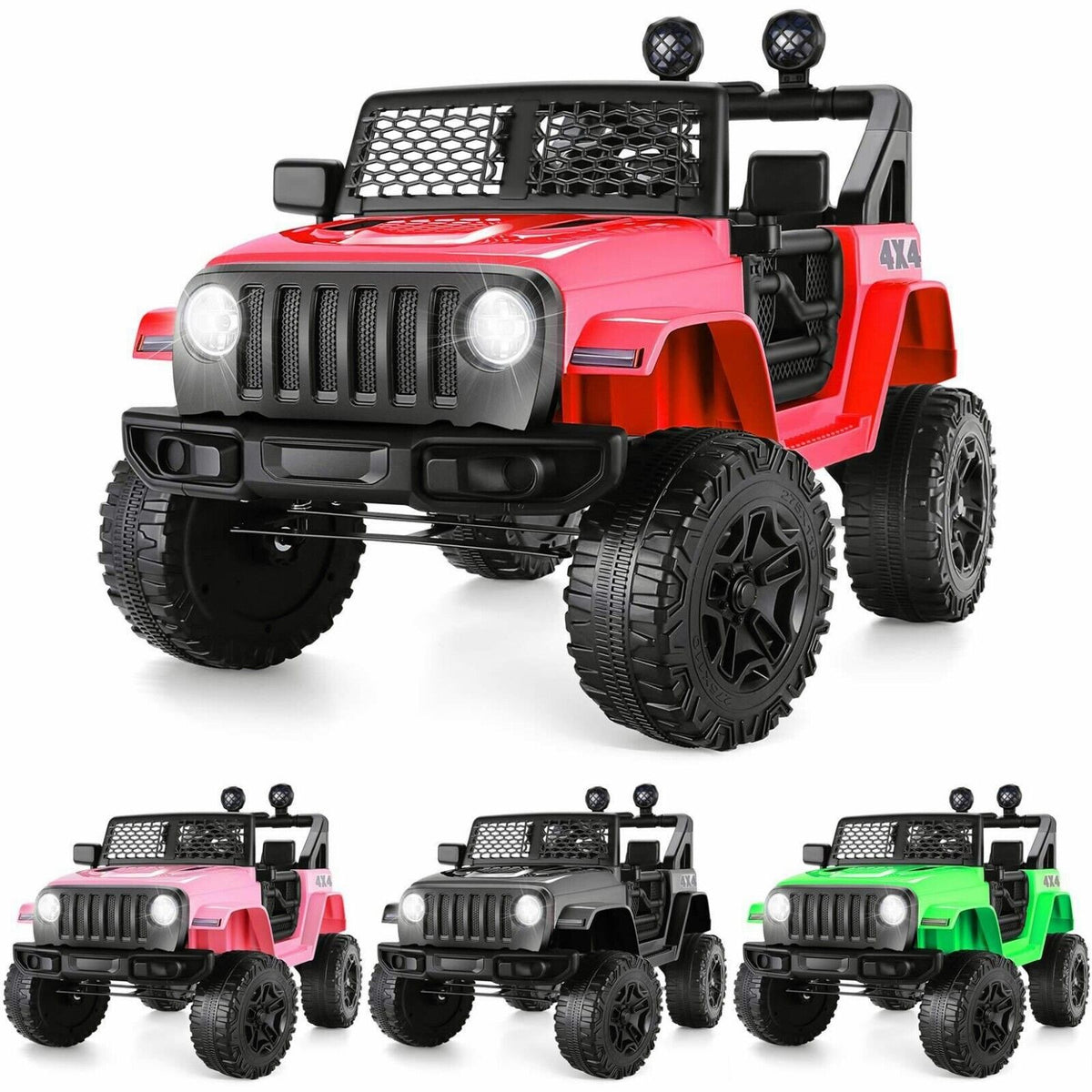 12V Electric Kids Ride On Jeep Toy Car with Remote Control - Available in 5 Colors - Perfect Gift for Children