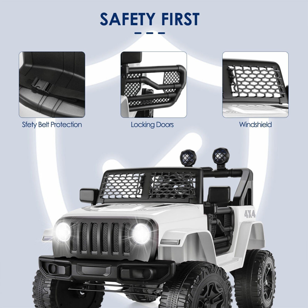 12V Electric Kids Ride On Jeep Toy Car with Remote Control - Available in 5 Colors - Perfect Gift for Children