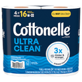 Cottonelle® Ultra Clean™ Mega Toilet Paper Roll, 4-Pack