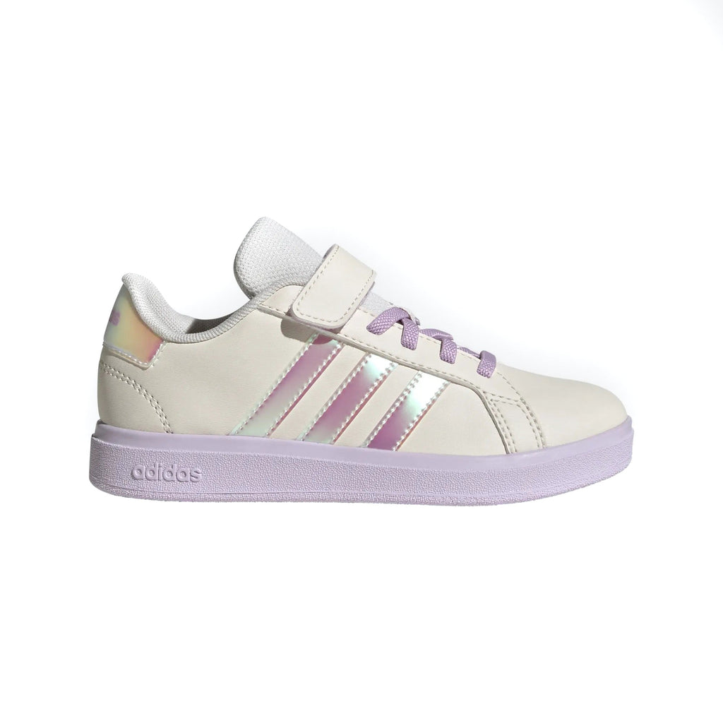 adidas Kids' Grand Court 2.0 Elastic Lace Sneakers