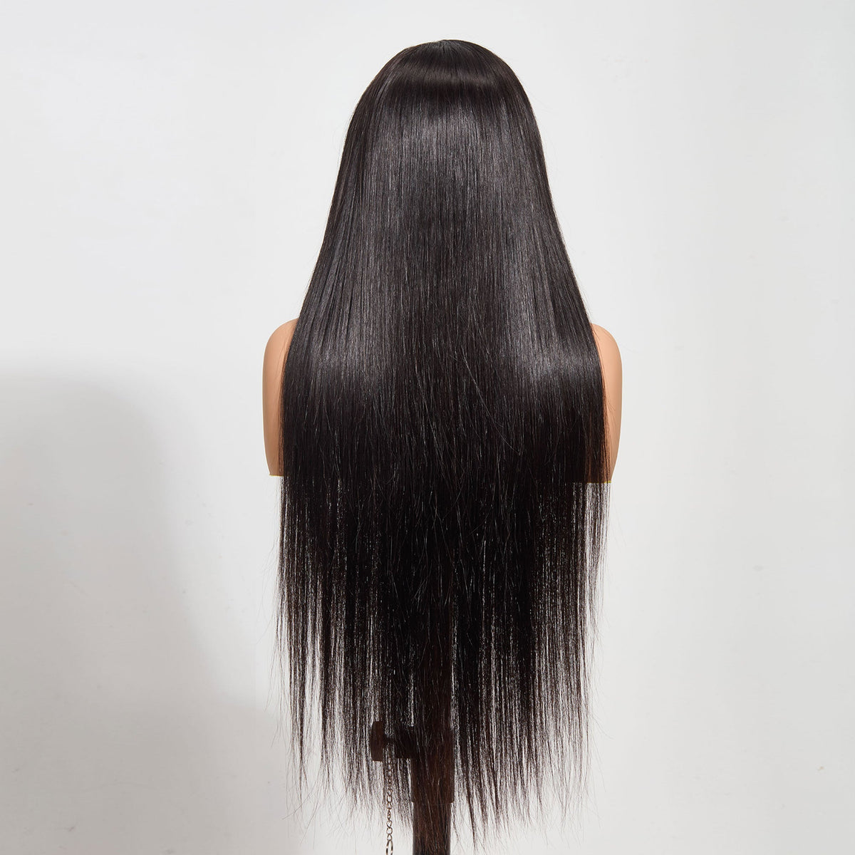 StariaHair 13"x4" Straight 200% Transparent Lace Frontal Wig #1B