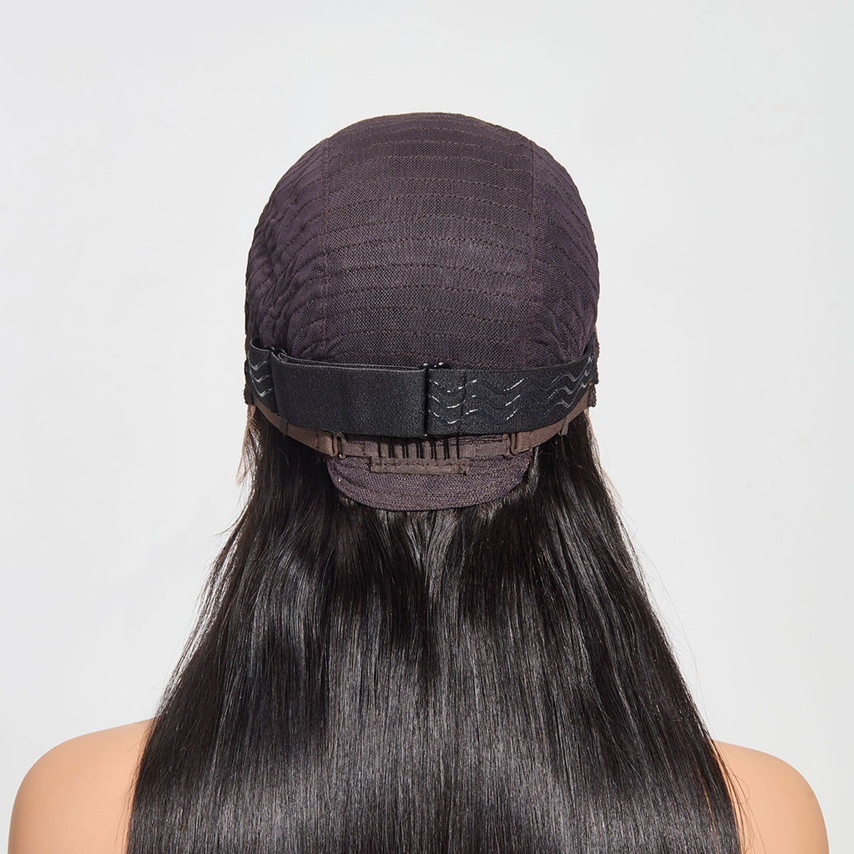 StariaHair 13"x4" Straight 150% Transparent Lace Frontal Wig #1B