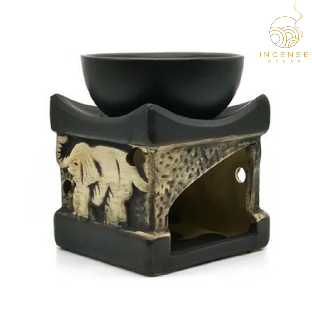 Ceramic Elephant Essential Oil Burner