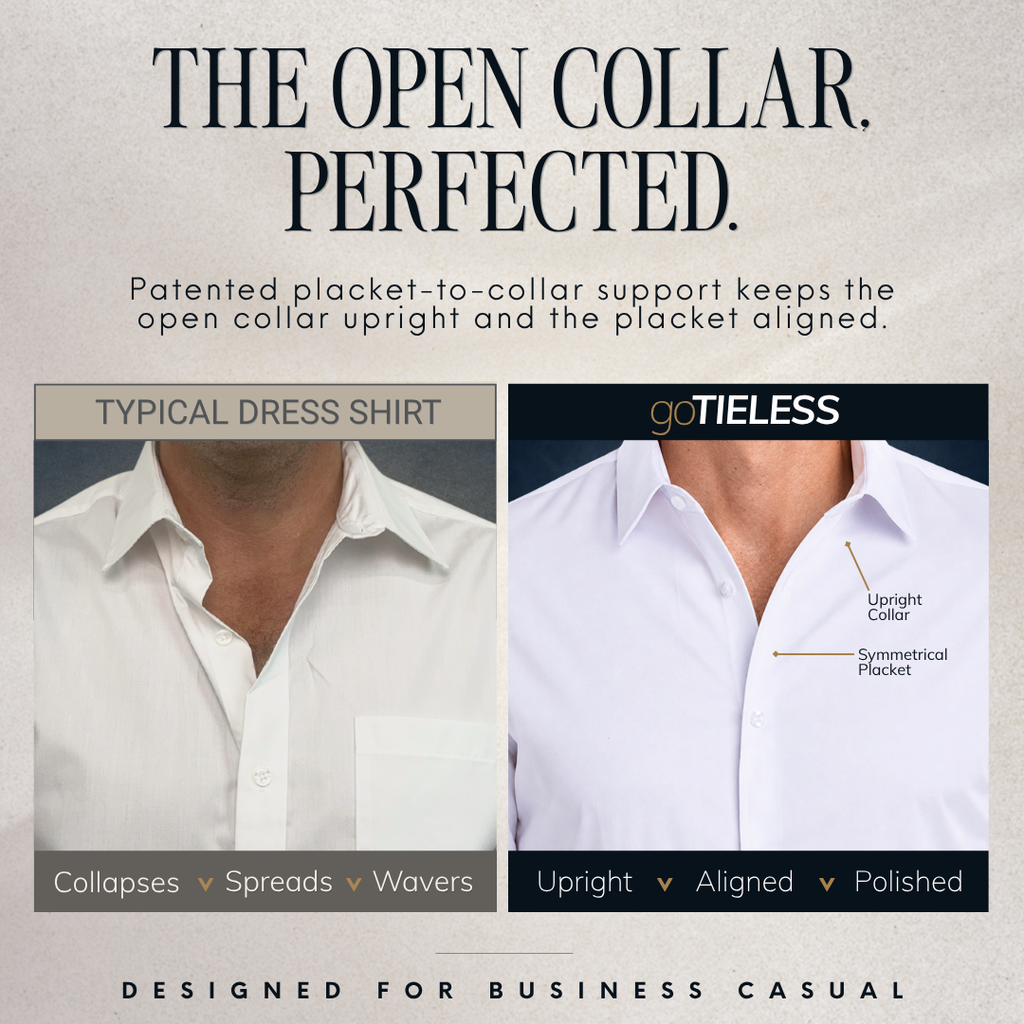 goTIELESS Ultimate Dress Shirt (Light Pink)