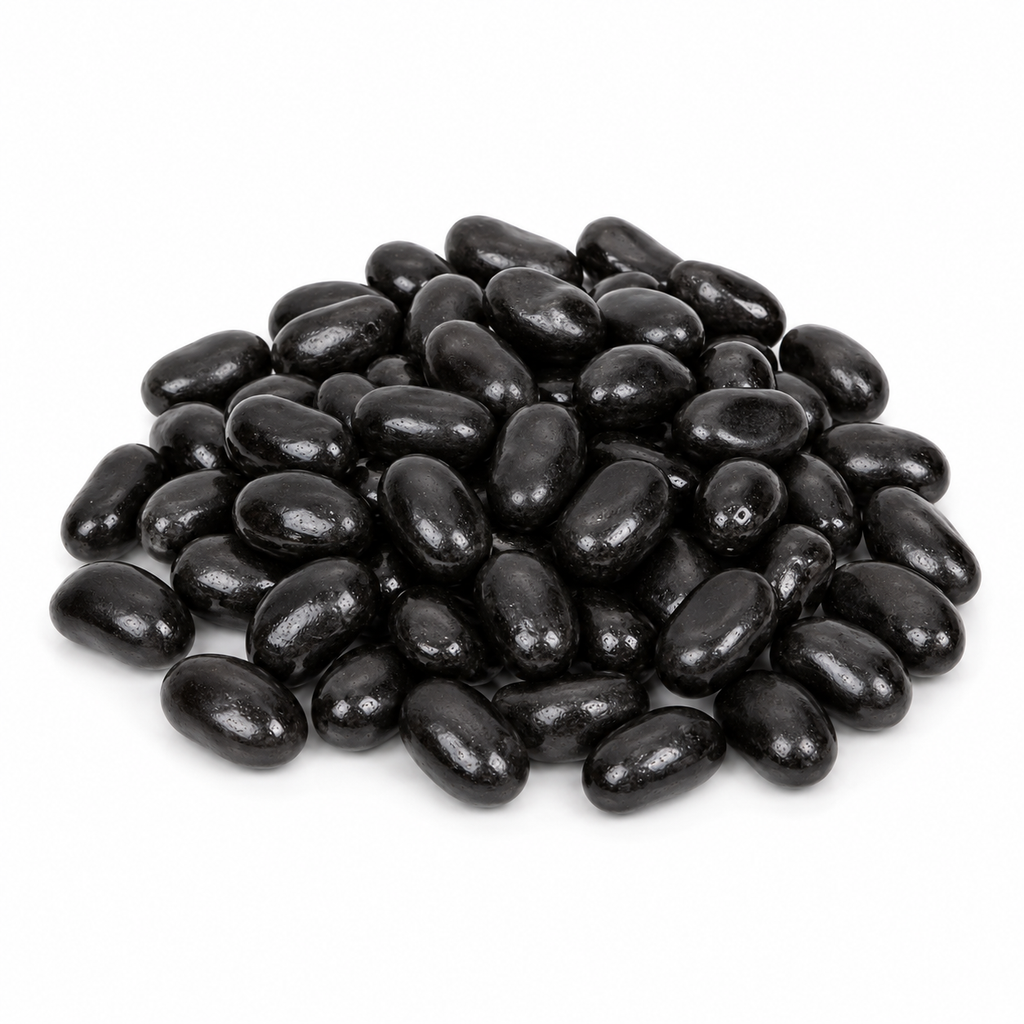 Black Jelly Beans – Berry Flavored – Bulk Value Bag