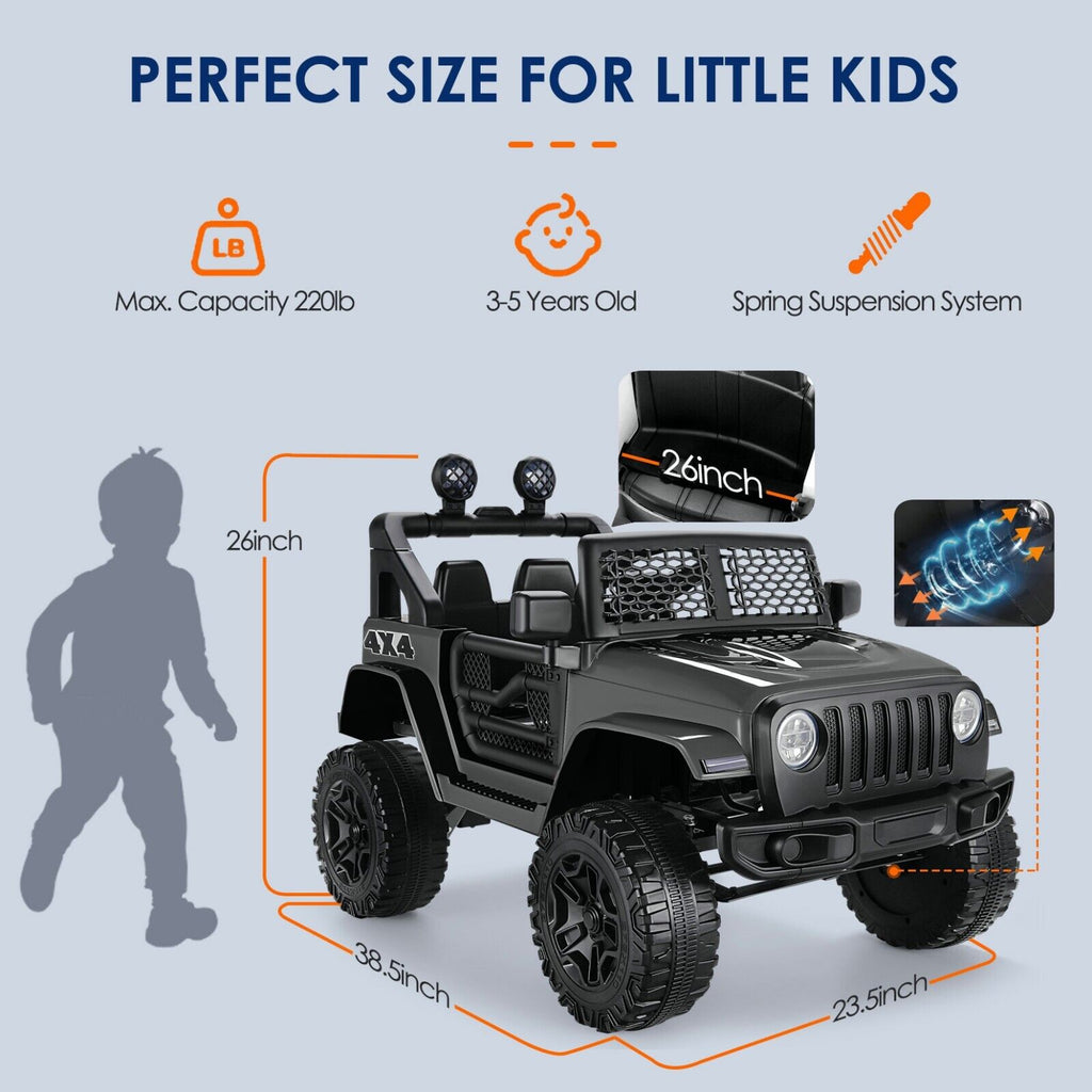 Kid Ride on Toy Car with Remote Control - Electric Truck for Children, Perfect Gift!