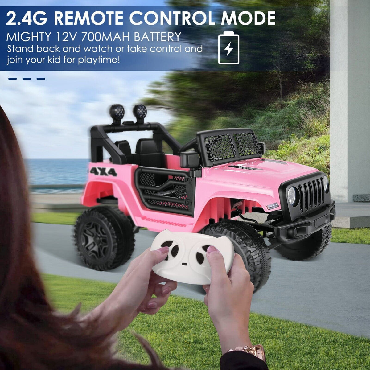 Kid Ride on Toy Car with Remote Control - Electric Truck for Children, Perfect Gift!