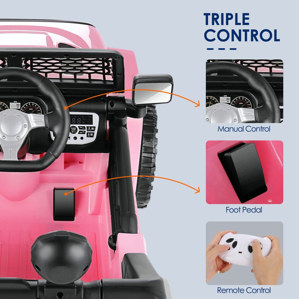 Kid Ride on Toy Car with Remote Control - Electric Truck for Children, Perfect Gift!