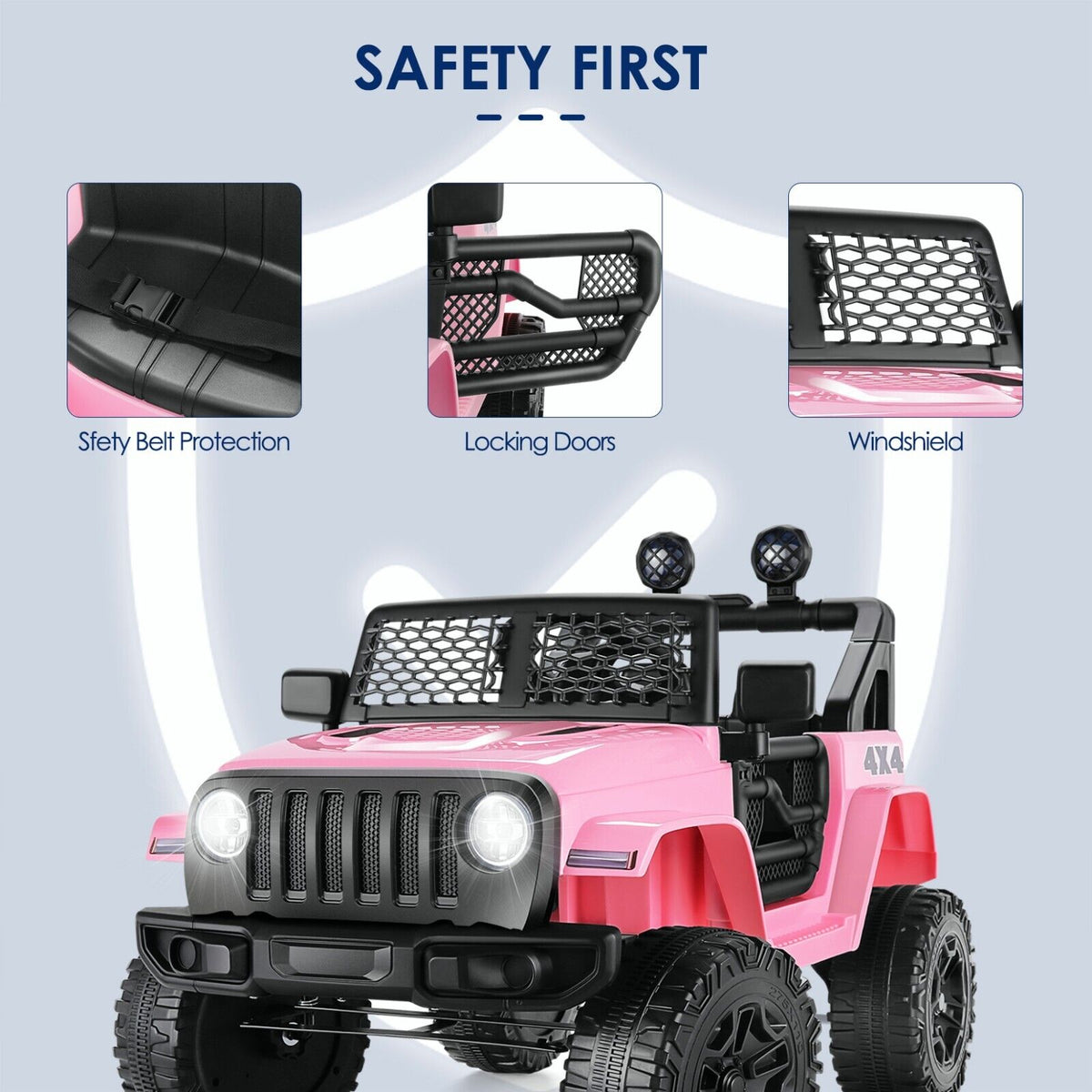 Kid Ride on Toy Car with Remote Control - Electric Truck for Children, Perfect Gift!