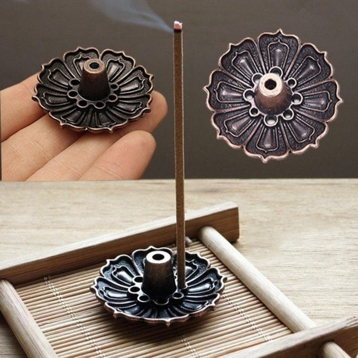 Mini Lotus Flower Incense Sticks Holder