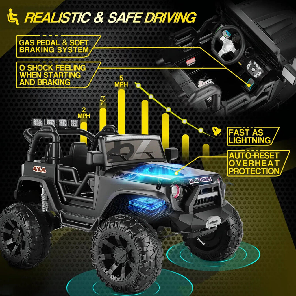 Kid Ride on Toy Car with Remote Control - Electric Truck for Children, Perfect Gift!