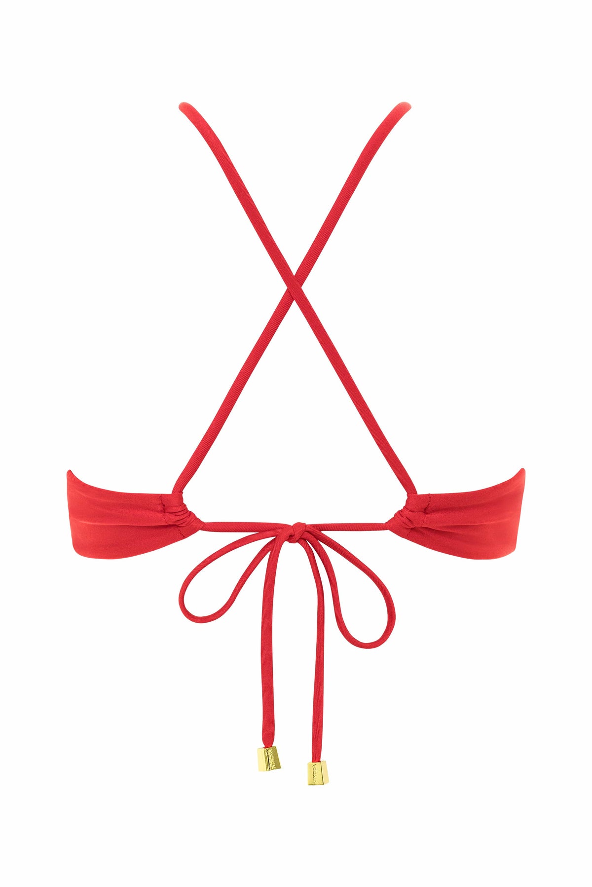 Camila Red Bikini Top