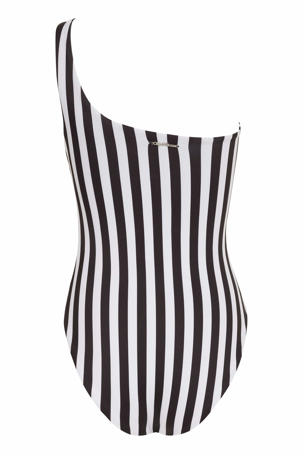 Vanda - Black One Shoulder Style Swimsuit