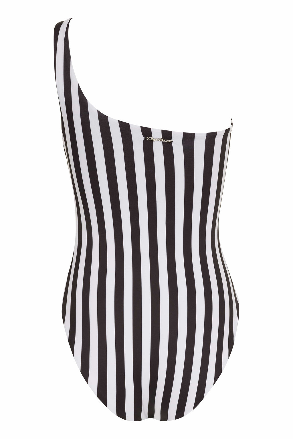 Vanda - StripeOne Shoulder Style Swimsuit