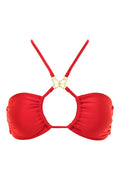 Camila Red Bikini Top